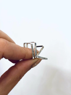 ANILLO PLATA 925 CUADRADO FINO - comprar online