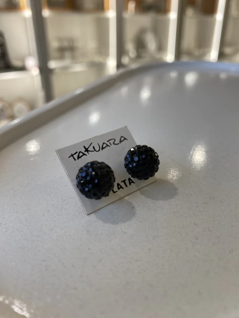 AROS PLATA 925 bolita de fuego