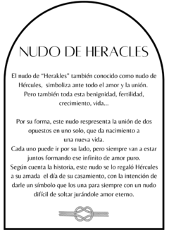 PULSERA ALPACA NUDO DE HERACLES - TAKUARA