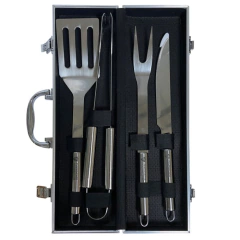 Imagem do Kit Churrasco Fluminense 4 peças na Maleta