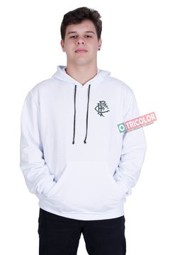 Moletom Fluminense Ffc Branco Com Capuz - Hat Trick