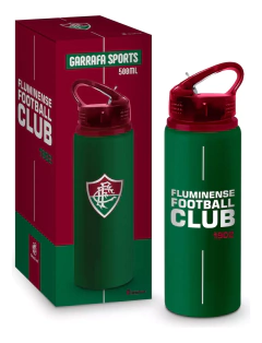 Garrafa Sports Fluminense De Alumínio Oficial - 500ml