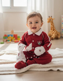 Macacão Bebè Fluminense Goleiro Unissex - Rêve D'or Sport