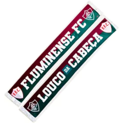 Cachecol Fluminense Dupla Face - Louco da Cabeça