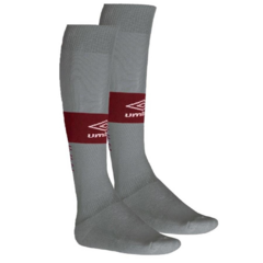 Meião do Fluminense Grafite/Grená - Umbro - comprar online