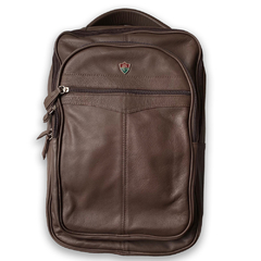 Mochila Confort do Fluminense em Couro - Café