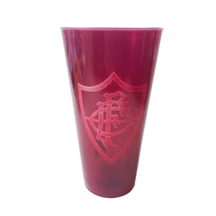 Copo Do Fluminense Grená com Led Oficial - Plástico 750ml