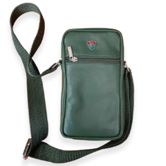 Bag Cargo Slim do Fluminense em Couro - Verde