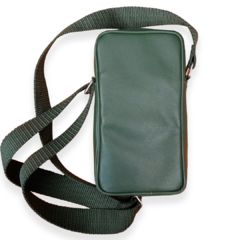 Bag Cargo Slim do Fluminense em Couro - Verde