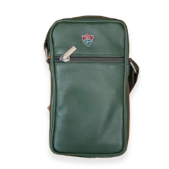 Bag Cargo Slim do Fluminense em Couro - Verde