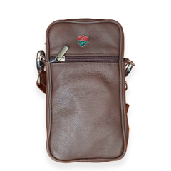 Bag Cargo Slim do Fluminense em Couro - Café na internet