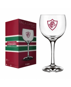 Taça Drinks de Vidro do Fluminense 615ml - Allmix
