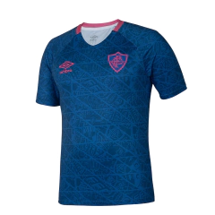 Camisa Fluminense Aquecimento 2025 Azul/Rosa - Umbro