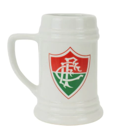 Caneca Porcelana Branca 500ml - Fluminense - comprar online