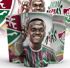 Copo Fluminense do Jhon Arias Coleção Ídolos- Plástico 550ml