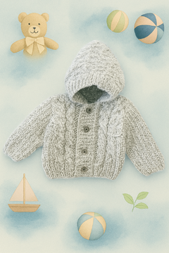 Saco capucha gris - comprar online