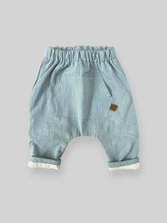BABUCHA TUSOR CELESTE - comprar online
