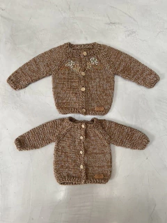SAQUITO TEJIDO BABY CANELA en internet