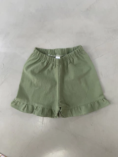 SHORT VOLADOS VERDE - Le mouton bebe