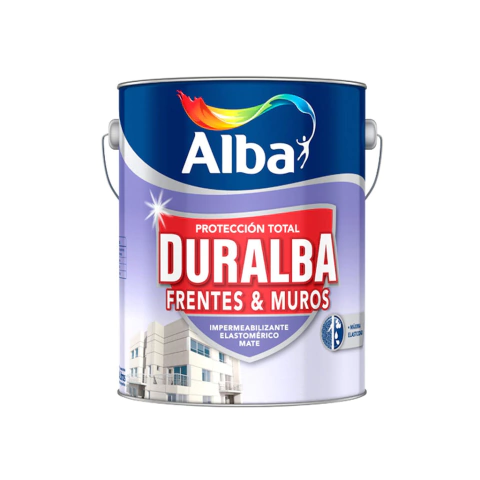 Impermeabilizante Duralba Frentes y Muros 1 Lts Alba - comprar online