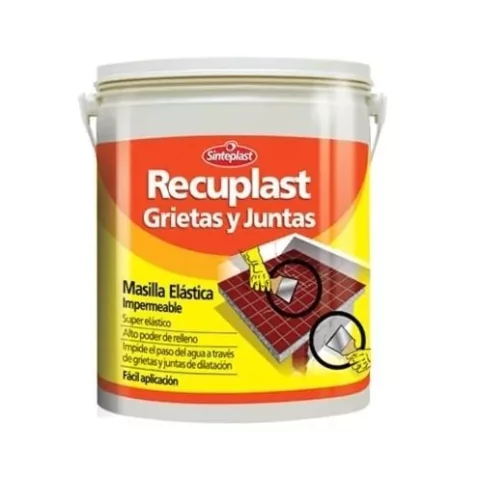 Masilla Elastica Recuplast Grietas y Juntas 5 Kg Sinteplast - comprar online