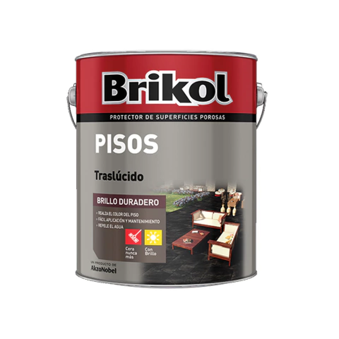 Impermeabilizante para Pisos Brikol Rojo 4 Lts - comprar online