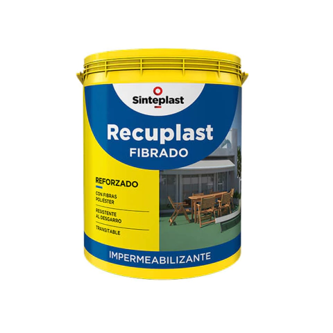 Impermeabilizante Recuplast Fibrado 10 Kg Sinteplast - comprar online