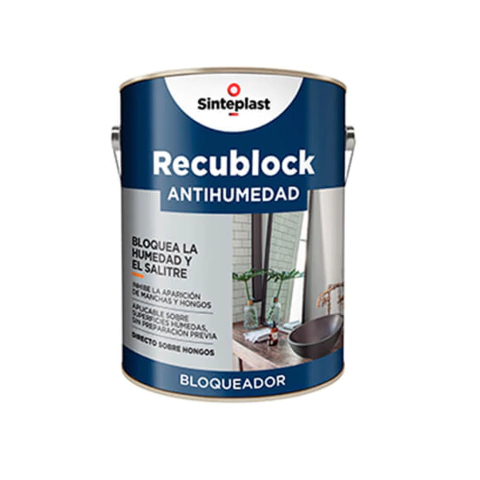 Bloqueador de Antihumedad Recublock 4 Lts Sinteplast - comprar online