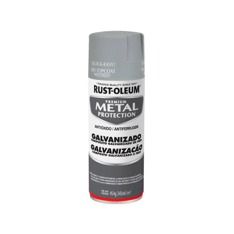 Pintura en Aerosol Metal Protection Compuesto Galvanizado en Frío 454 gr Rust Oleum - comprar online