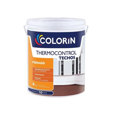 Impermeabilizante Thermocontrol Fibrado Teja 20 Kg Colorín - comprar online