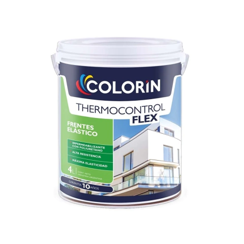 Impermeabilizante Thermocontrol Flex Frentes Blanco 4 Lts Colorín - comprar online