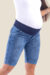 Bermuda Gestante Jeans com Lycra - Estonada Azul Claro