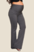 Calça Gestante Flare de Moletinho - Mescla