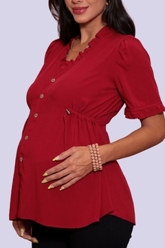 Camisa Gestante e Amamentação - Joyce VM - D'Rafa - Moda Gestante