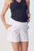 Shorts Gestante de Alfaiataria - Branco