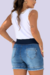 Shorts Gestante Jeans com Elastano na internet