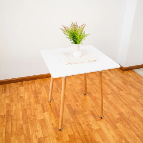 Mesa Comedor Eames 70 X 70 Madera Nordica Bar Resto - comprar online