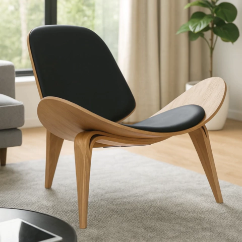 Sillon Carl Hansen poltrona madera Eames - comprar online