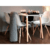 Juego De Comedor Mesa Rectangular 120cm + 4 Sillas Eames - MÁS QUE SILLAS
