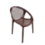 Silla plastica reforzada apilable jardin Leblon en internet