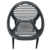 Silla plastica reforzada apilable jardin Leblon - tienda online