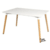 Juego De Comedor Mesa Eames Madera 140 X 80 + 4 Sillas Milan - comprar online