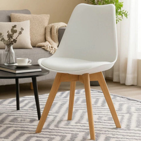 Silla Tulip base madera - comprar online