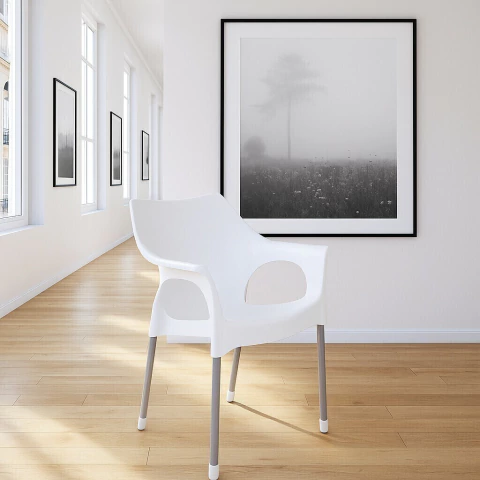 Sillon apilable patas de caño Zafiro - comprar online