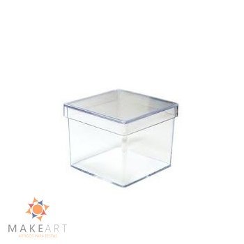 CAIXINHA ACRÍLICO 5X5 TRANSPARENTE PCT 10 UND