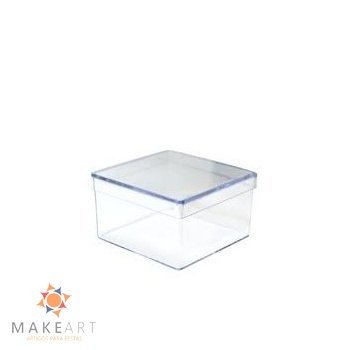 CAIXINHA ACRÍLICO 7X7 TRANSPARENTE PCT 10 UND