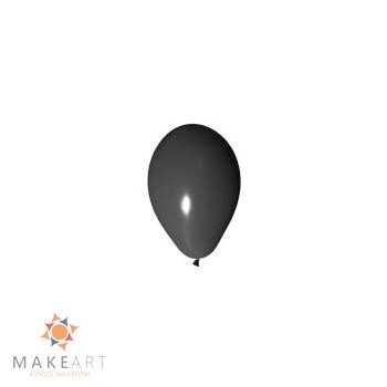 BALÃO PIC PIC PRETO Nº 7 PCT 50 UND