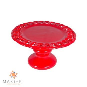 BOLEIRA FURADA MÉDIO VERMELHO