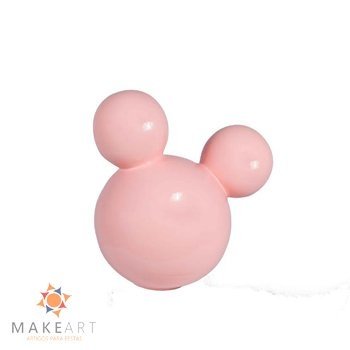 CABEÇA GRANDE MICKEY/MINNIE ROSA BEBÊ