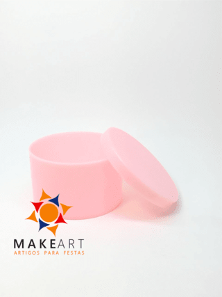 CAIXINHA PS REDONDA ROSA PCT 10 UND